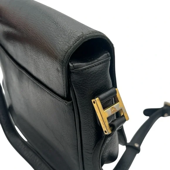 Preloved MCM Vintage Black Crossbody Bag w/ Adjustable Strap - Picture 12 of 15